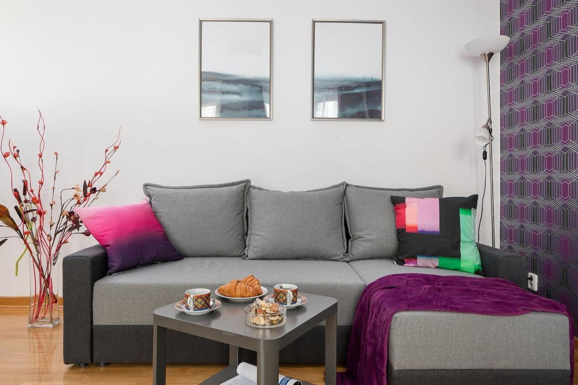 Elektoralna 12A - Colorful Apartment With Balcony By Noclegi Renters Warsaw Luaran gambar